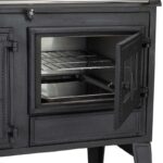 Globe Fire Atlas – Holzherd 7 kW aus Gusseisen mit Backofen & Kochplatten – Bild 2